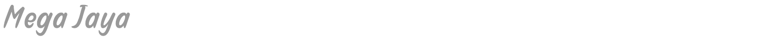 Mega Jaya font preview